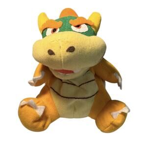 Vintage 1997 BD&A Nintendo 64 Bowser 6" Bean Bag Plush Toy RARE Stuffed Animal